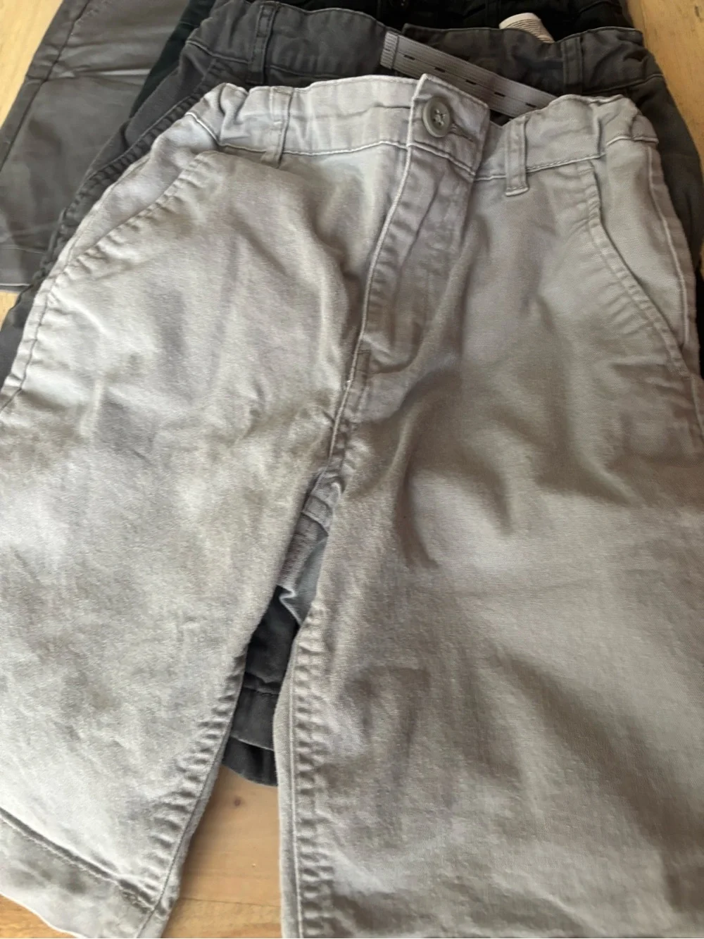 Old Navy Boys Gray and Black Shorts Pack